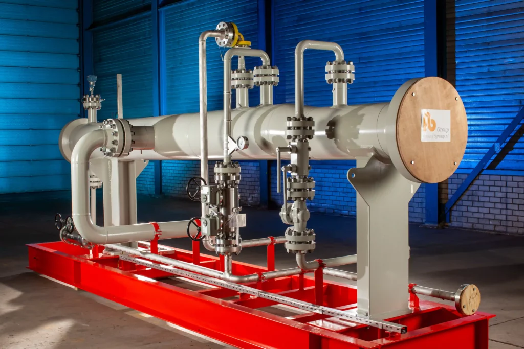 Pig Receiver Skid for CO2 pipeline | FB Group products