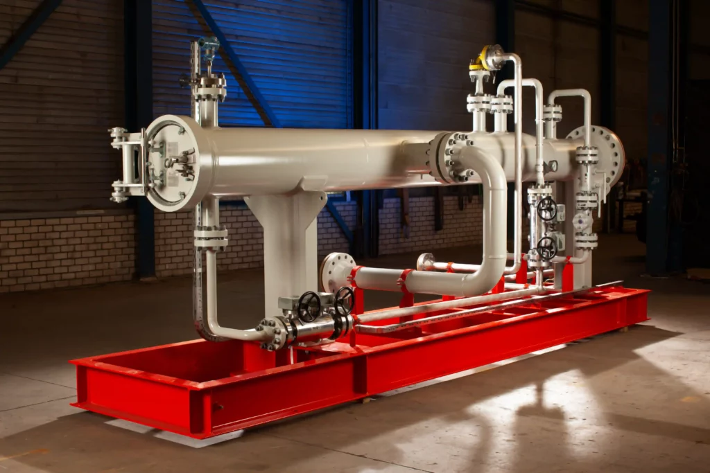Pig Receiver Skid for CO2 pipeline | FB Group products
