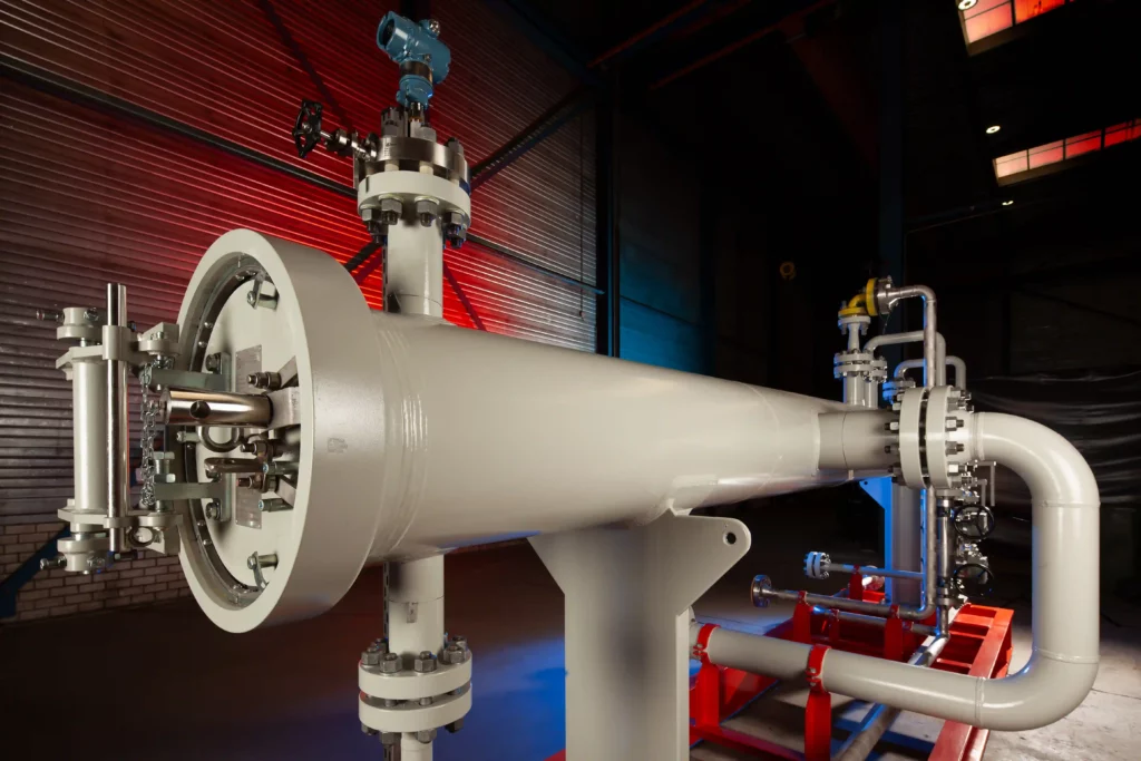 Pig Receiver Skid for CO2 pipeline | FB Group products