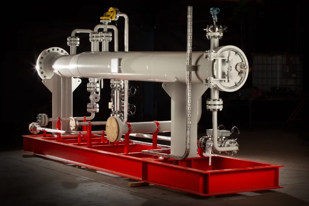 Pig Receiver Skid for CO2 pipeline | FB Group products