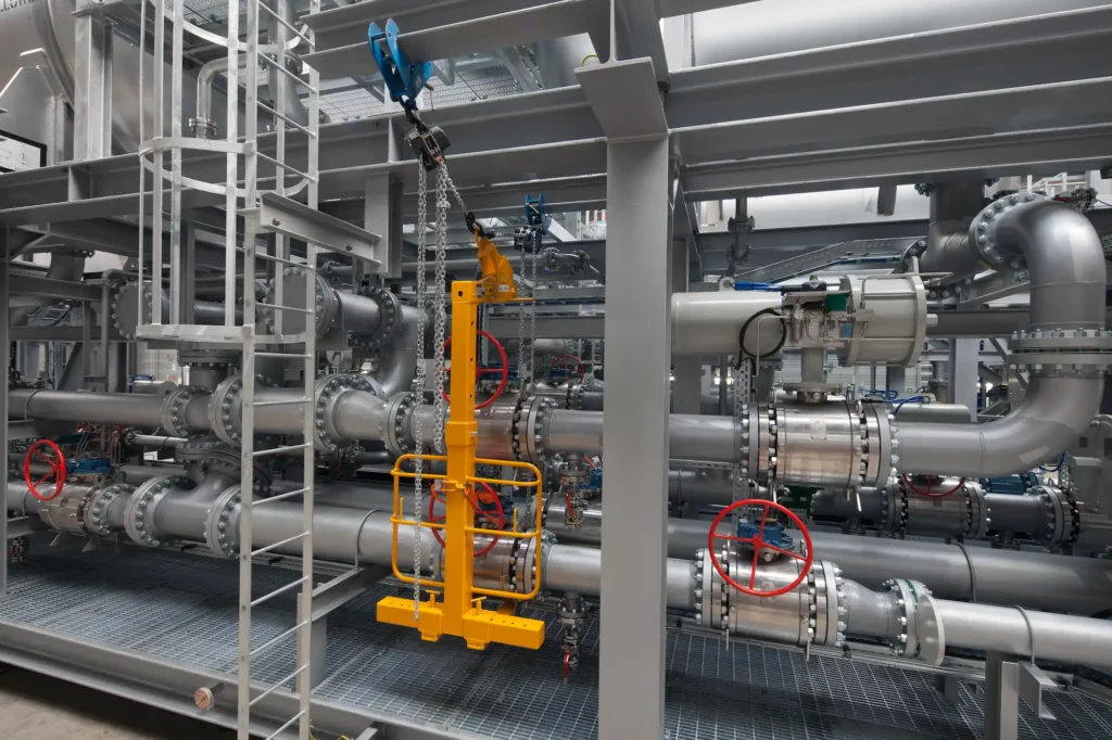 Ammonia cracking units for hydrogen production